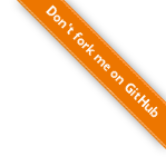 dont fork me on GitHub